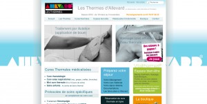 Création du site internet des Thermes d'Allevard