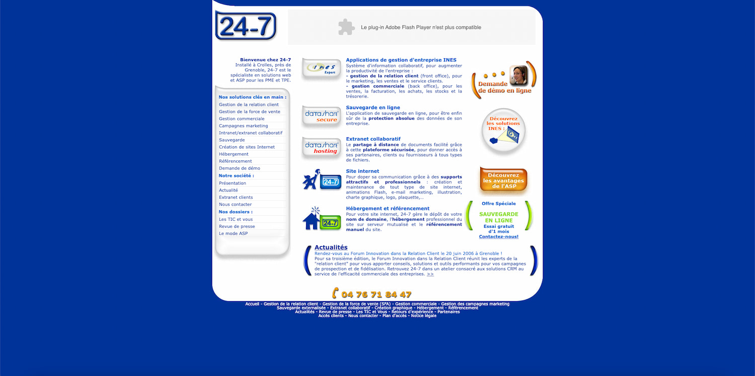 site 24-7 en 2007