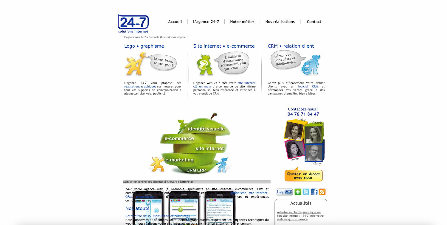 site 24-7 en 2012