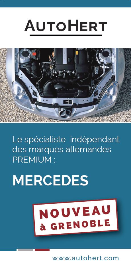 Flyer autohert nouveauté Grenoble mercedes