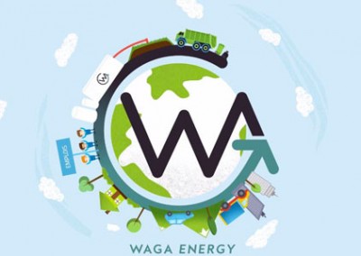 Site internet start-up Waga Energy