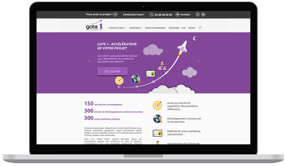 Modernisation du site internet GATE 1