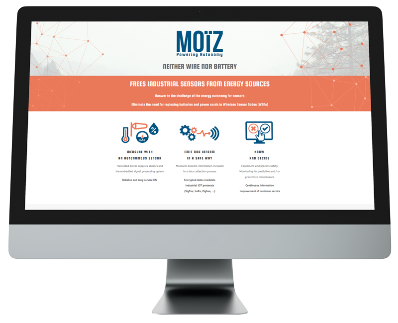 Site internet one page MOIZ