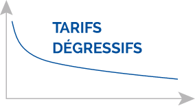 tarifs dégressifs