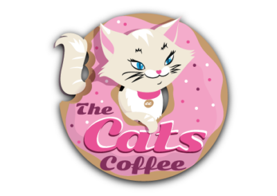 Création logo Grenoble; identité visuelle de the cats Coffee