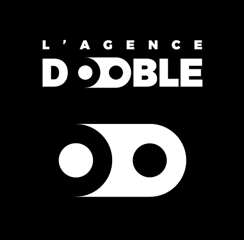 Logo de l'agence double version noir
