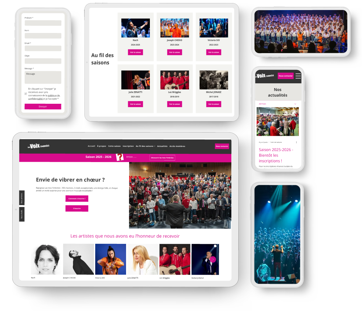 mockup rea les voix timbrees